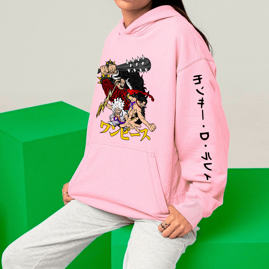 Lançamento Blusa Moletom One Piece Monkey D Luffy Nika Gear 5 Unissex Lançamento Pura Mania