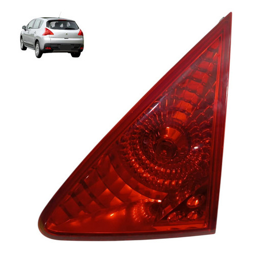 Lanterna Tampa Traseira Peugeot 3008 2011 2012 2013 Direito Direito/passageiro Vermelho