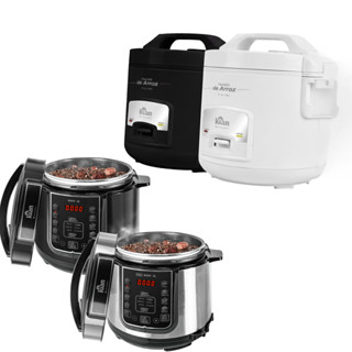 Conjunto Panela De Pressão Eletrica Digital 5L 900W E Panela de Arroz Elétrica 5 Xícaras PA100 Kian em Oferta na Shopee