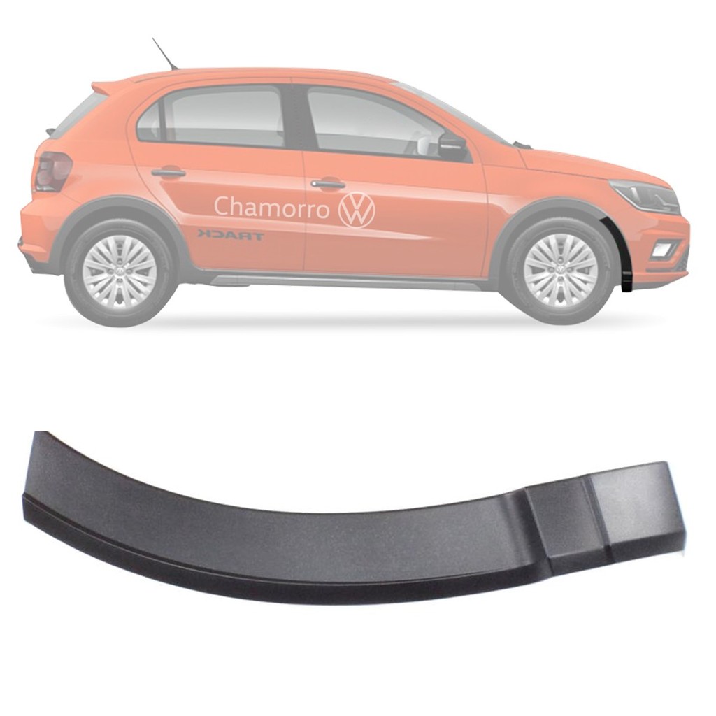 Moldura Acabamento Parachoque Dianteiro Direito Gol Track G7 5U0805584L9B9