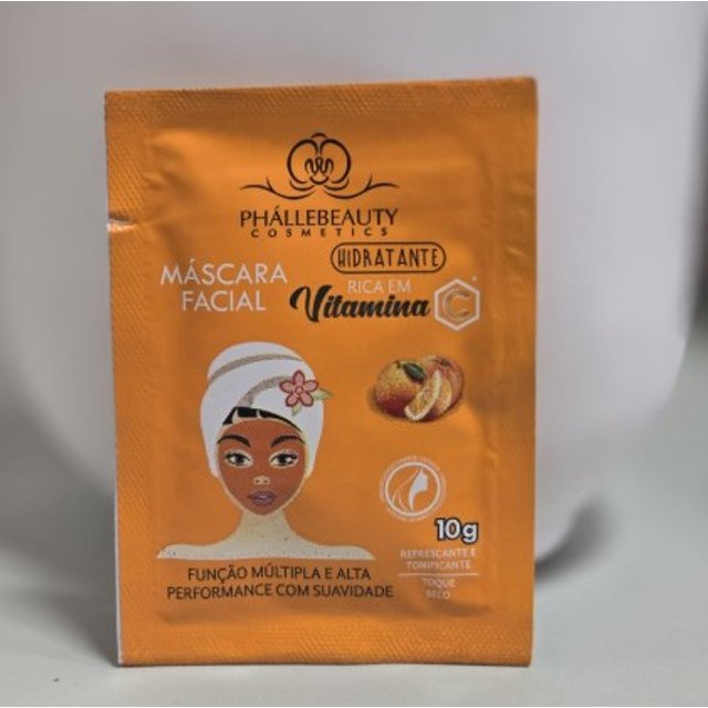 Máscara Facial Vitamina C - PhalleBeauty