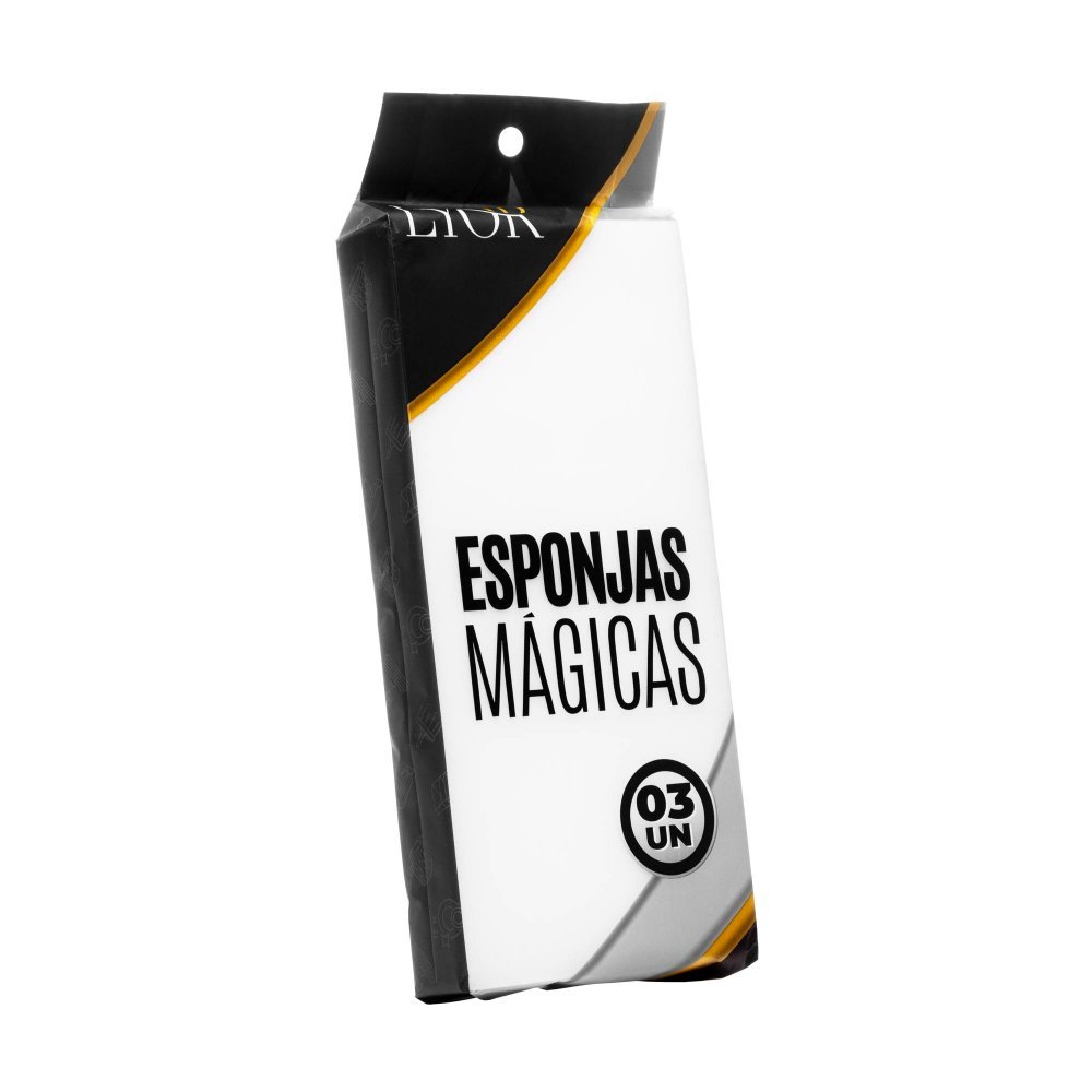 Conjunto 3 Esponjas Mágicas de Melamina 10x21x3 - Lyor