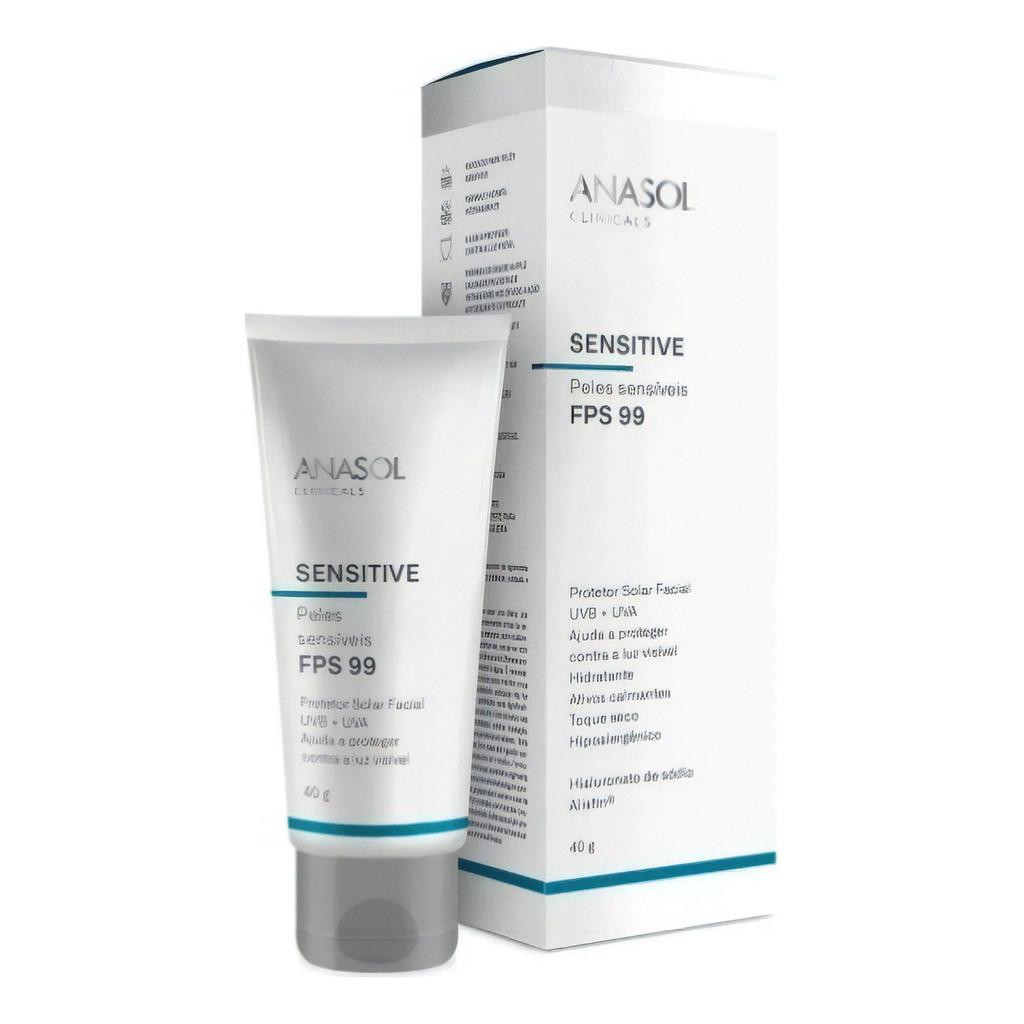 Anasol Clinicals Fps 99 Protetor Solar Facial Pele Sensíveis em Oferta na Shopee