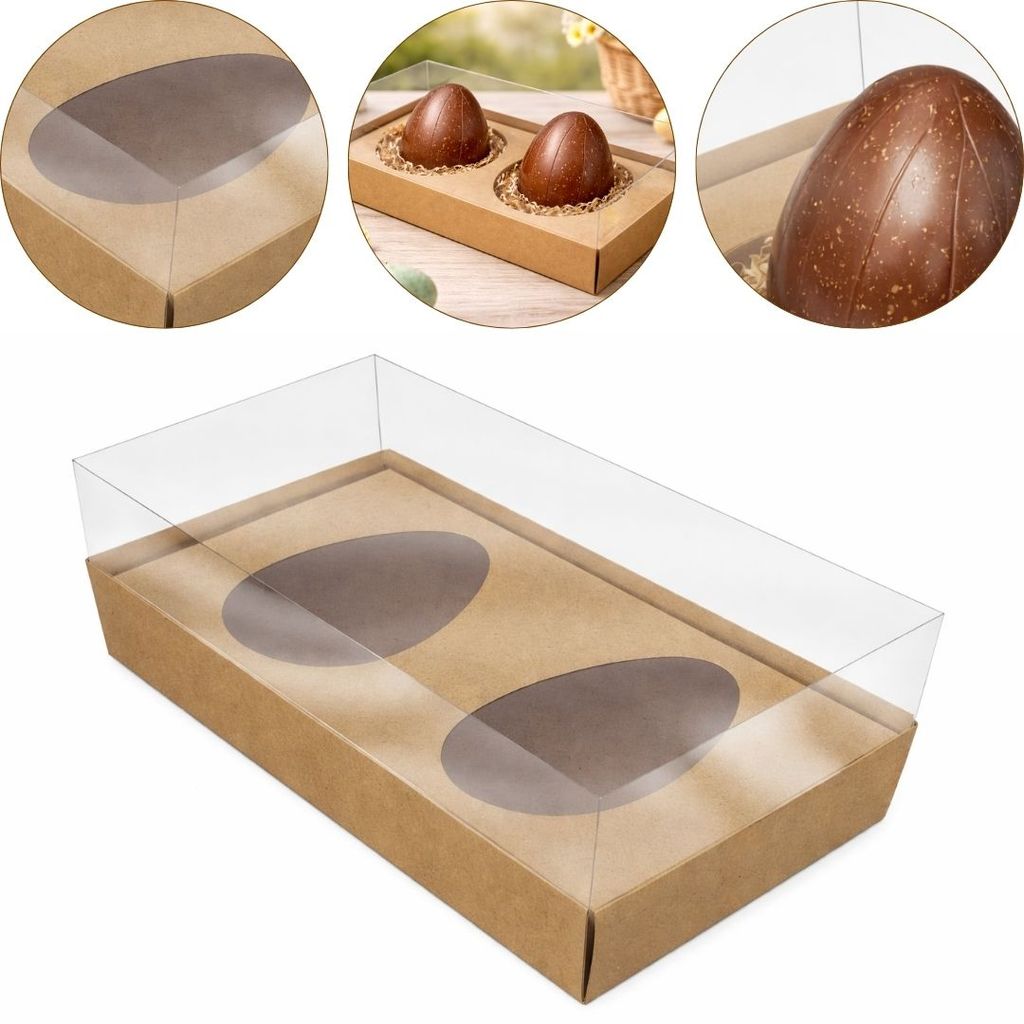 5 CAIXA P/ 2 OVOS 50GR KRAFT 8412-16 (KX) PÁSCOA 2026 em Oferta na Shopee