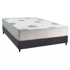 Cama Box Casal + Colchão Ortopédico Inovaflex Comfort Premium 138x188