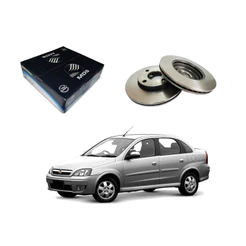Disco Freio Dianteiro, Corsa Sedan 1.0 2003 A 2012