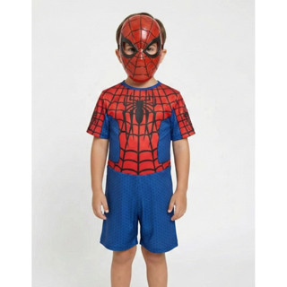 Fantasia Infantil Homem Aranha C/ Máscara Super-Herói Premium em Oferta na Shopee