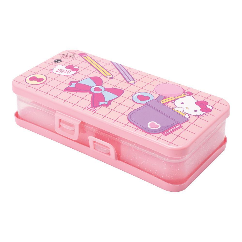 Organizador Hello Kitty Duplo Multiuso Porta Treco Plasútil em Oferta na Shopee