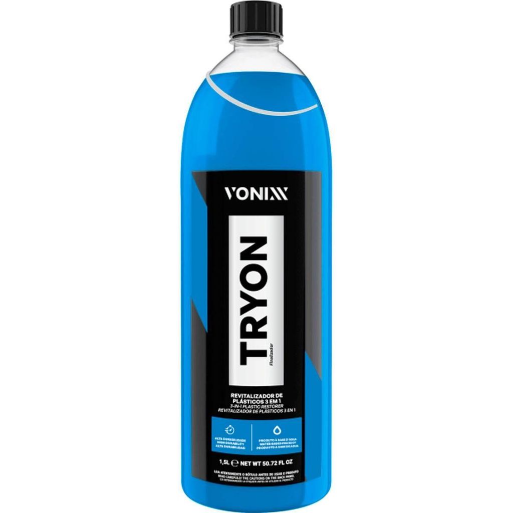 Tryon 1,5L Vonixx 3 em 1 Restaurador Plásticos Internos Externos e Borrachas em Oferta na Shopee
