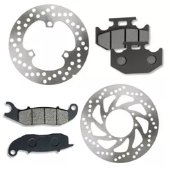 Discos de Freio Crosser 150 Abs 2019-2026 / Lander 250 2016-2026 + Pastilhas