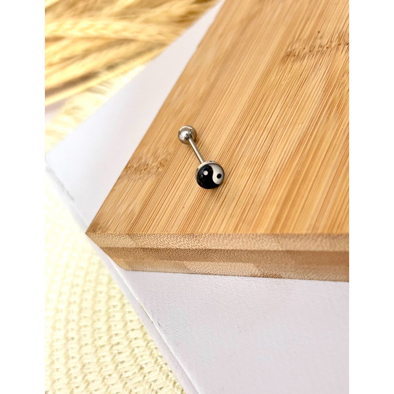 Piercing de Língua “Tony e Country” Aço cirúrgico em Oferta na Shopee