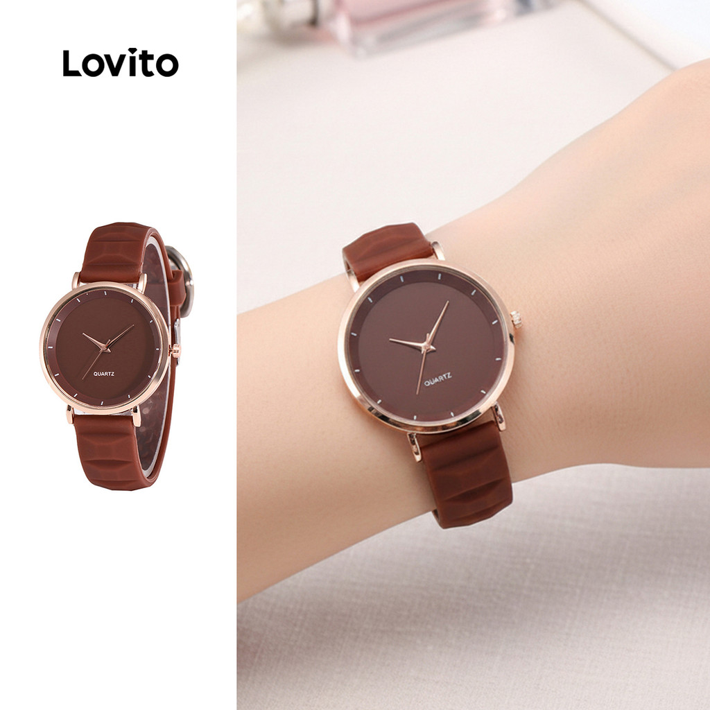 Lovito  Relógio de Quartzo Elegante e Simples LFA111256 em Oferta na Shopee