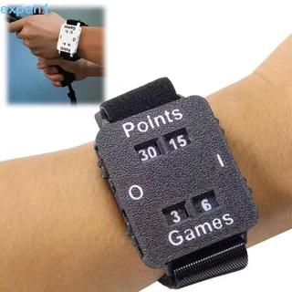 EXPEN Tennis Score Keeper , Pulseira Ajustável De Pontuação Instantânea , Marcador De Pulso De Tênis , Tela Grande