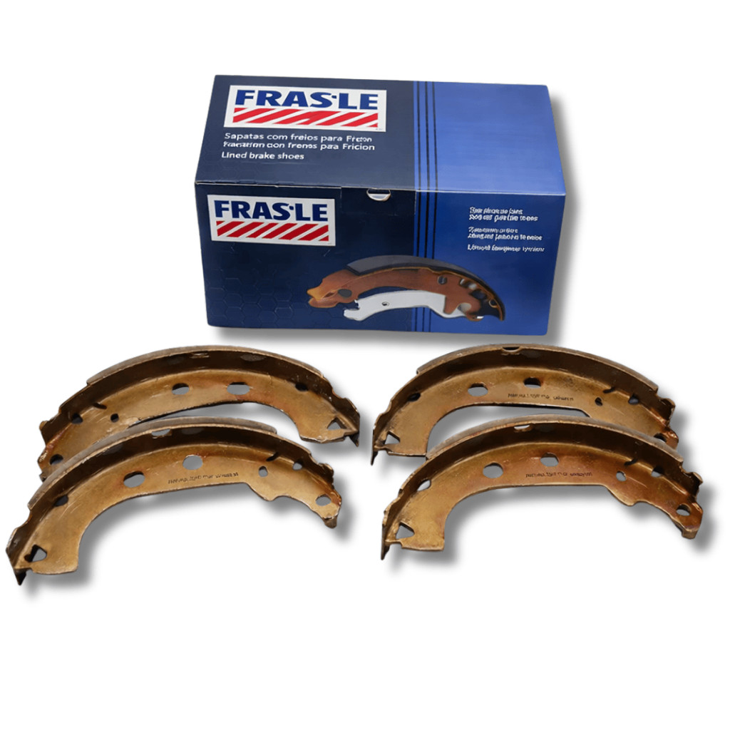 Jogo Sapata Freio Com Lona Traseira Para Fiat Palio 1996 A 2019 Frasle