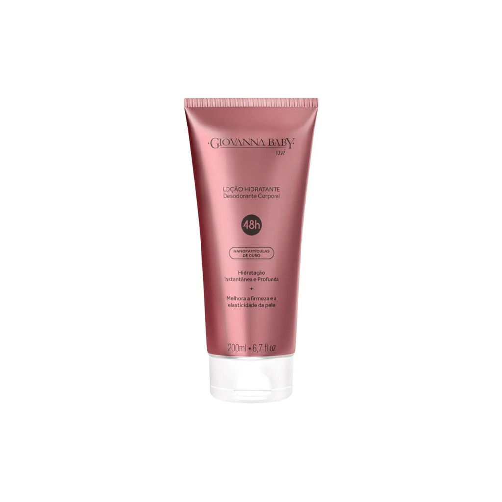 Loção Hidratante Desodorante 48h Giovanna Baby Rosé 200ml