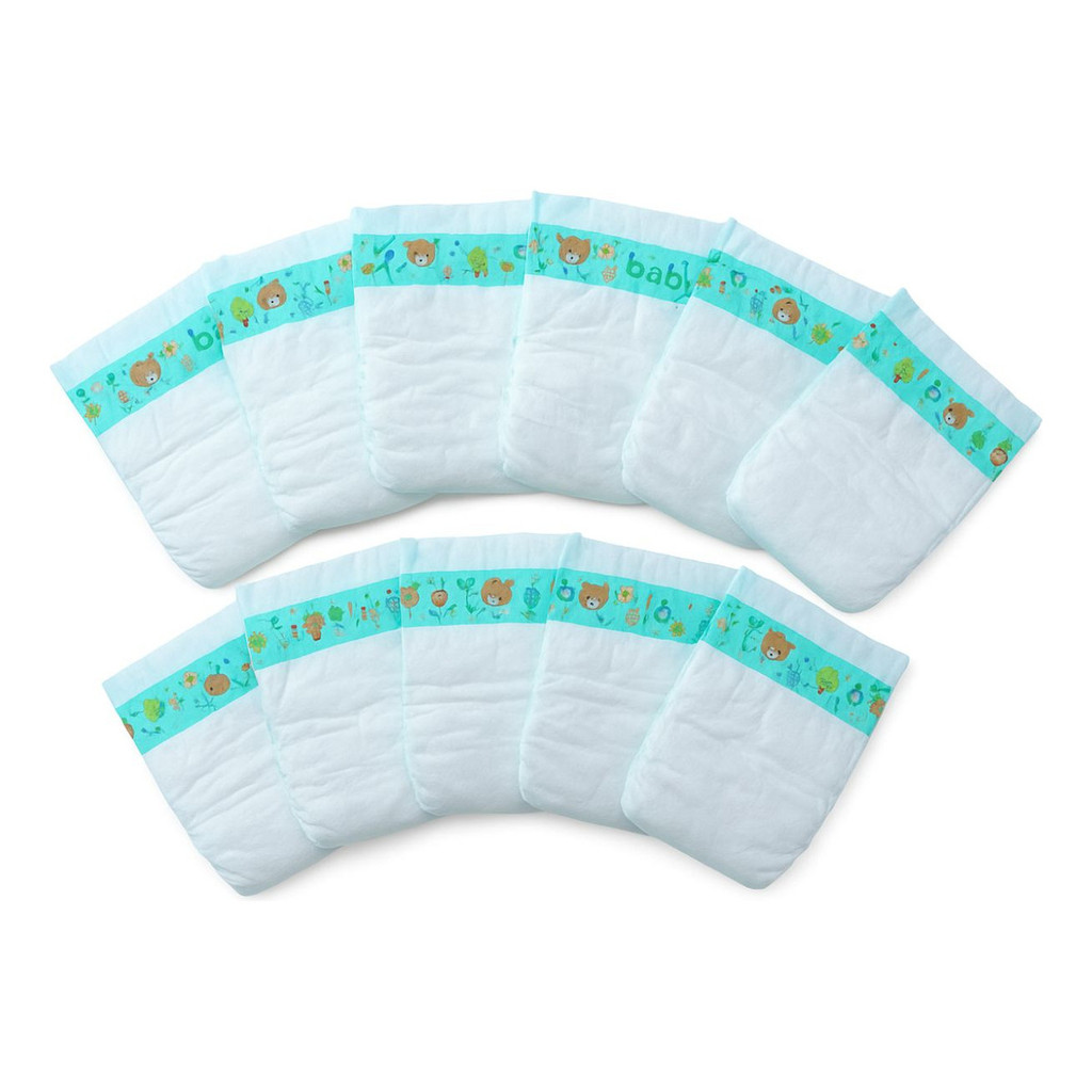 Mini Fralda Boneca Descartáveis Bebê Reborn Rn Kit 10 Uni