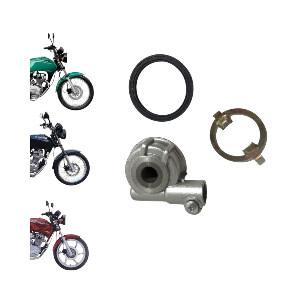 Caracol Engrenagem Velocímetro CG Titan Fan 125 2000 até 2008 CBX150 CBX 200 Frente a Disco