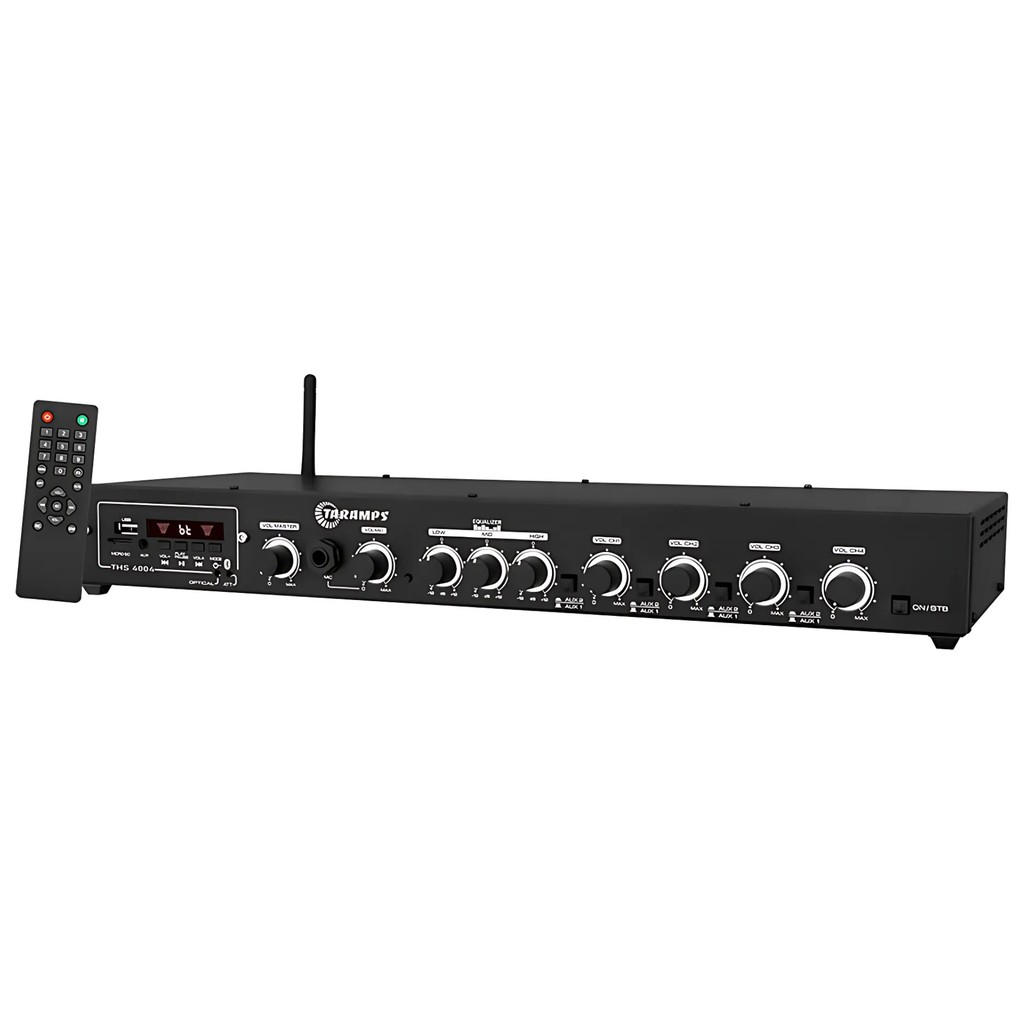 Amplificador Receiver Class D THS 4004 4 x 100 Watts 2 Ohms Taramps - 902089