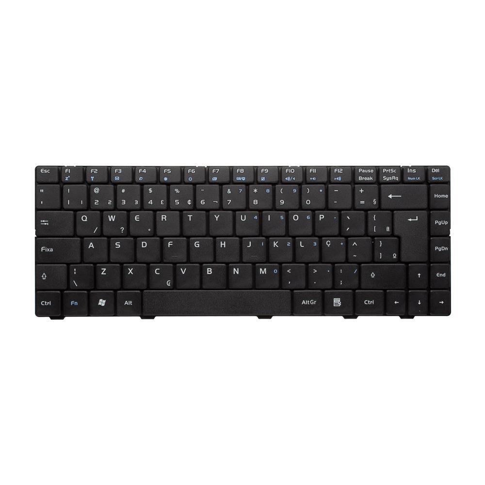 Teclado para Notebook Positivo Sim 2684 | Preto ABNT2 - F2 WI-FI em Oferta na Shopee