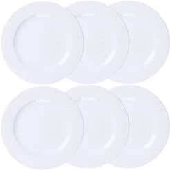 6 pratos de porcelana tramontina 27cm vibrare kit de pratos de porcelana tramontina
