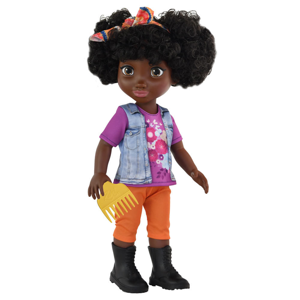 Boneca Zuri Babybrink 40cm em Oferta na Shopee