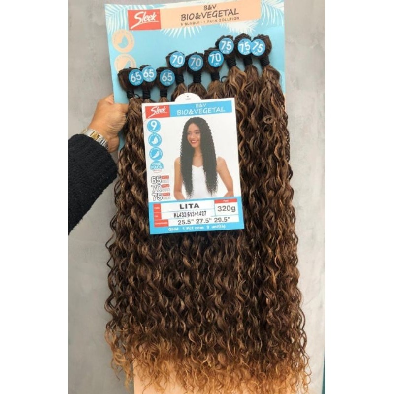 Cabelo LITA Cacheado BIO VEGETAL SLEEK  320G