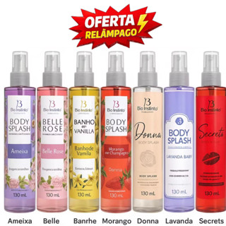 Kit 7 Body Splash Feminino Bio Instinto Perfume Corporal 130ml 💖 Fragrâncias que marcam 💖 em Oferta na Shopee