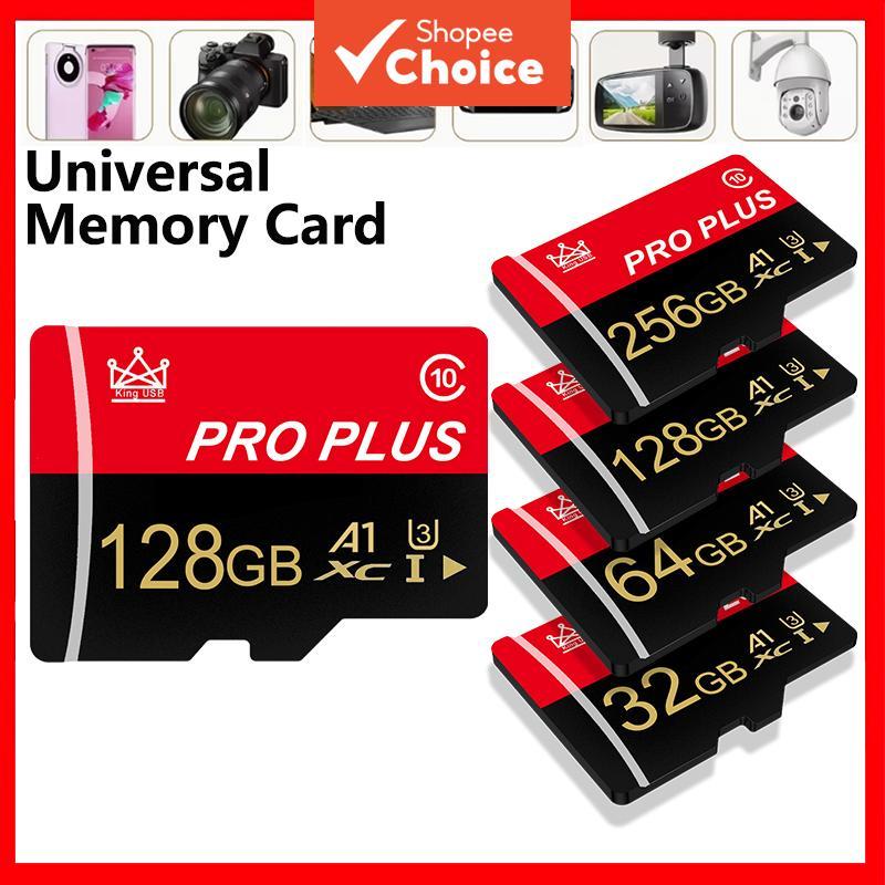  Cartão de armazenamento de alta velocidade 32 GB, 128 GB, 64 GB, cartão TF Classe 10, com capacidade de transferência