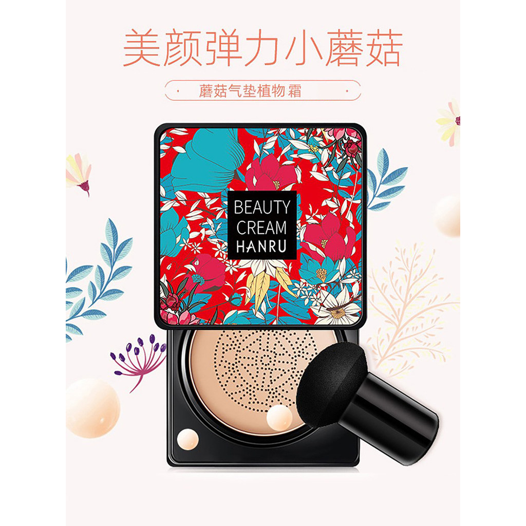 Corretivo hidratante forte cogumelo almofada BB creme feminino base líquida CC creme maquiagem Nude sem manchas de maqui