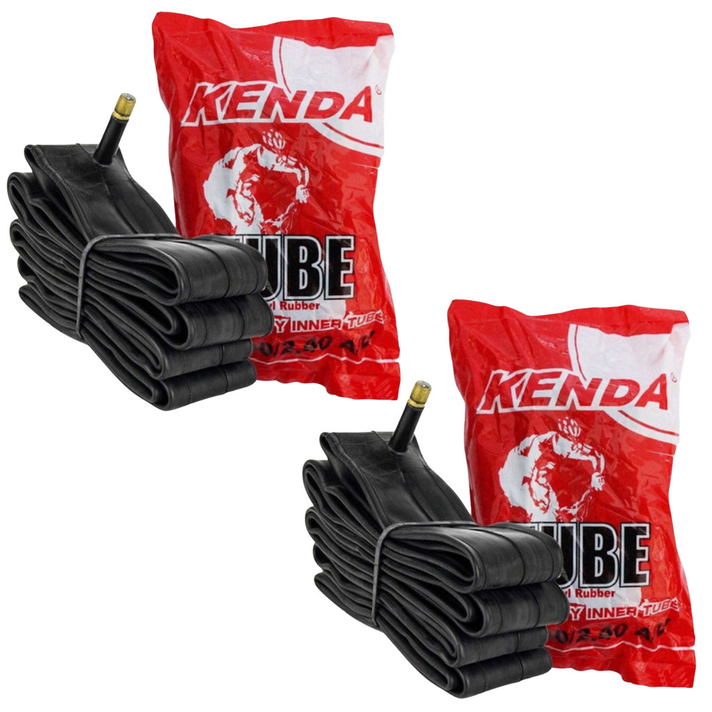 Par Câmara de Ar Bicicleta Kenda Aro 26x1.75/2.125 Bico Grosso Schrader MTB Resistente Aro 26