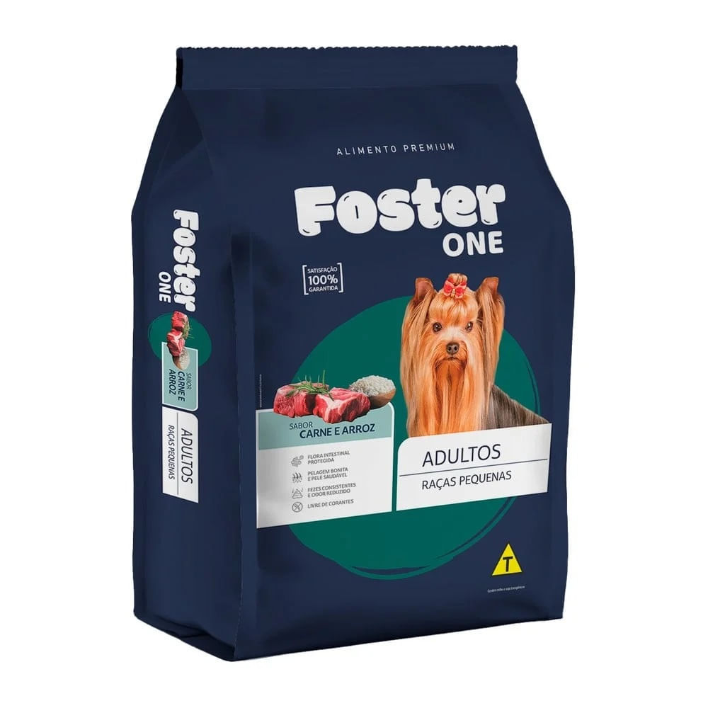 Ração Foster Cão Adulto Sabor Carne e Arroz 10,1kg em Oferta na Shopee