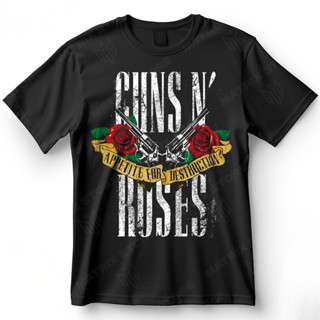 [Camiseta Premium em Algodão Puro]VU Camisa Guns N Roses Appetite For Destruction Rock & Roll Blusa Camiseta de Rock 100 em Oferta na Shopee