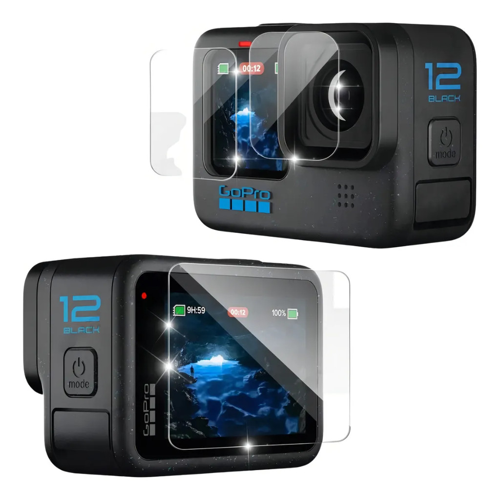  Película Proteção Lente Câmera Para Gopro Hero 12 11 10 9 