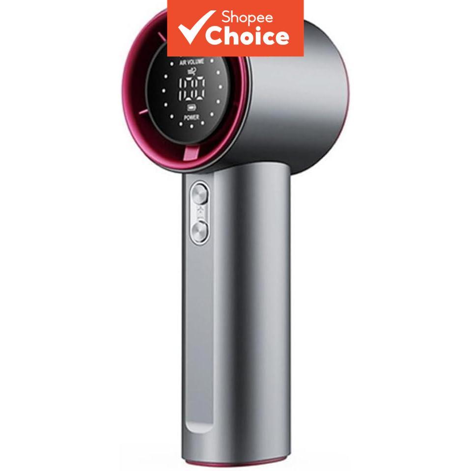 Mini Ventilador Turbo 4000mAh , Lanterna Elétrica Portátil Recarregável A Jato , Poderosa GFS001