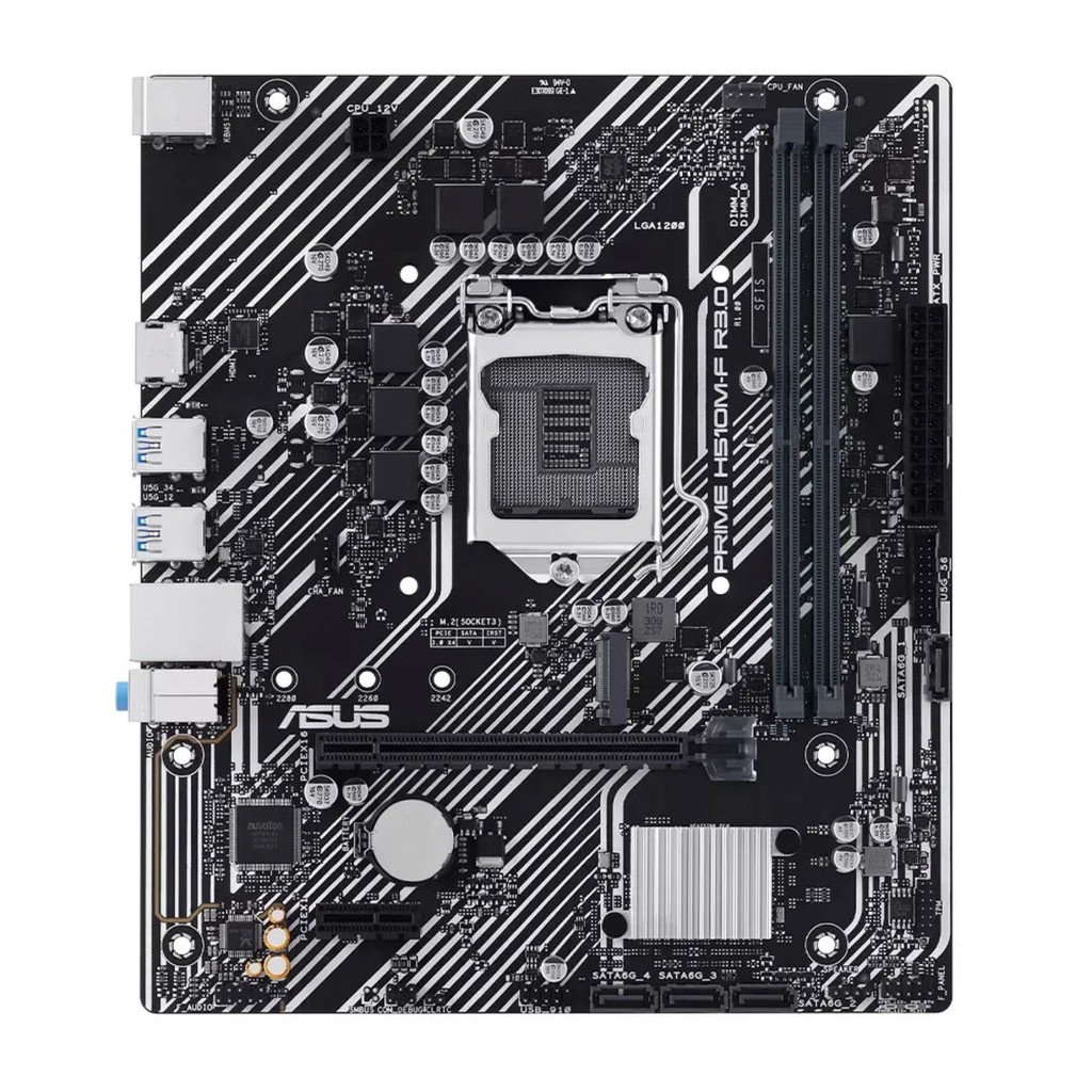 Placa Mãe ASUS PRIME H510M-F R3.0, mATX, DDR4, LGA 1200 em Oferta na Shopee