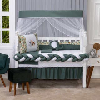 Kit Berço Safari Animais 10 Peças Menino Padrão Americano e Nacional Enxoval Maternidade em Oferta na Shopee