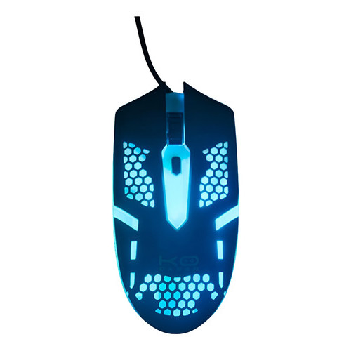 Mouse Gamer Mbtech Led Rgb 1600 Dpi Óptico Com Fio Usb Preto