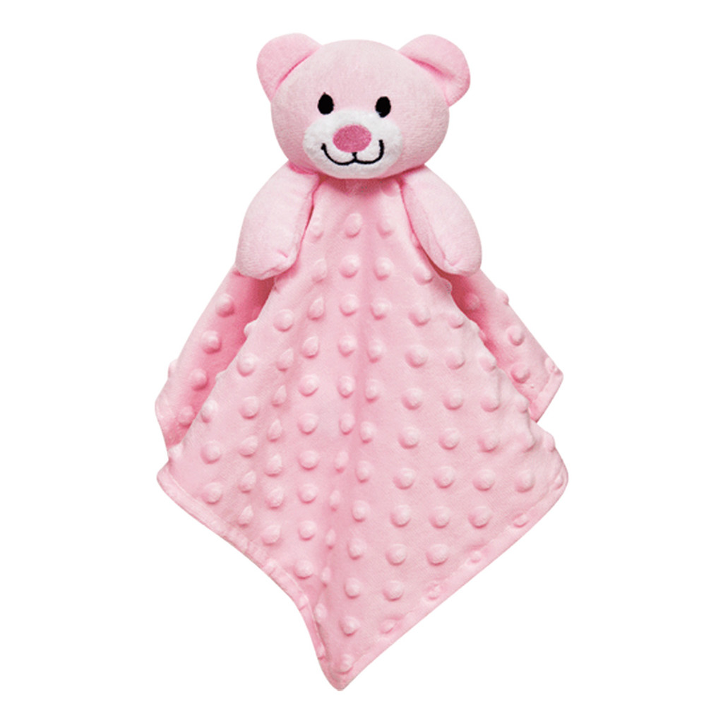 Naninha Para Bebê Ursinho Algodão Doce Rosa Buba em Oferta na Shopee