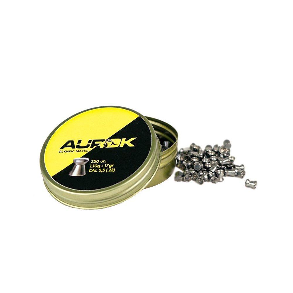 Chumbinho Aurok Olympic Match 5,5 Mm Com 250 Unid Precisão em Oferta na Shopee