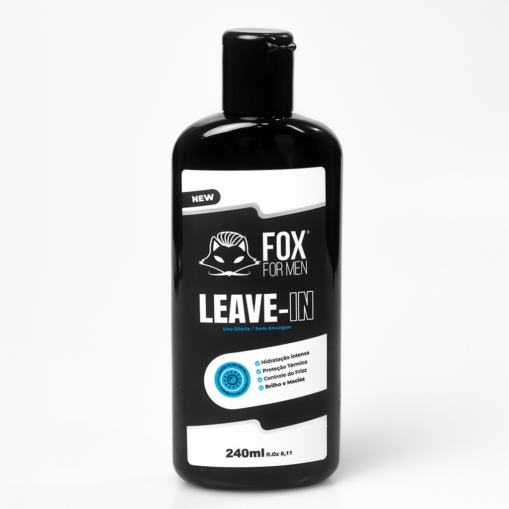 LEAVE-IN PARA CABELOS 240ML - FOX FOR MEN em Oferta na Shopee