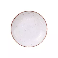 Prato Fundo Rústico 22 cm Porcelana Decorada Tramontina