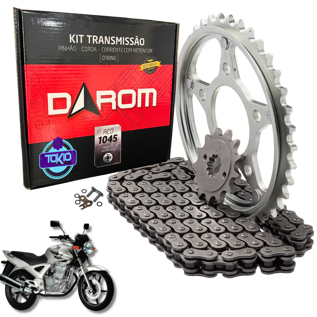 KIT RELAÇÃO COM RETENTOR TWISTER CBX 250 01 A 08 TRANSMISSÃO em Oferta na Shopee