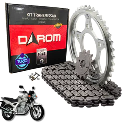 KIT RELAÇÃO COM RETENTOR TWISTER CBX 250 01 A 08 TRANSMISSÃO