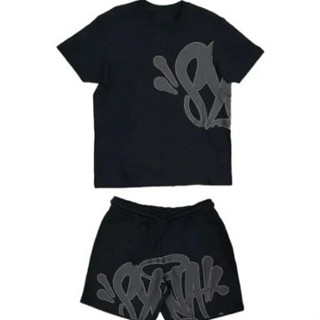 Conjunto Camiseta e Bermuda Moletom Syna Hip Hop Streetwear Estilo Gringo Premium em Oferta na Shopee