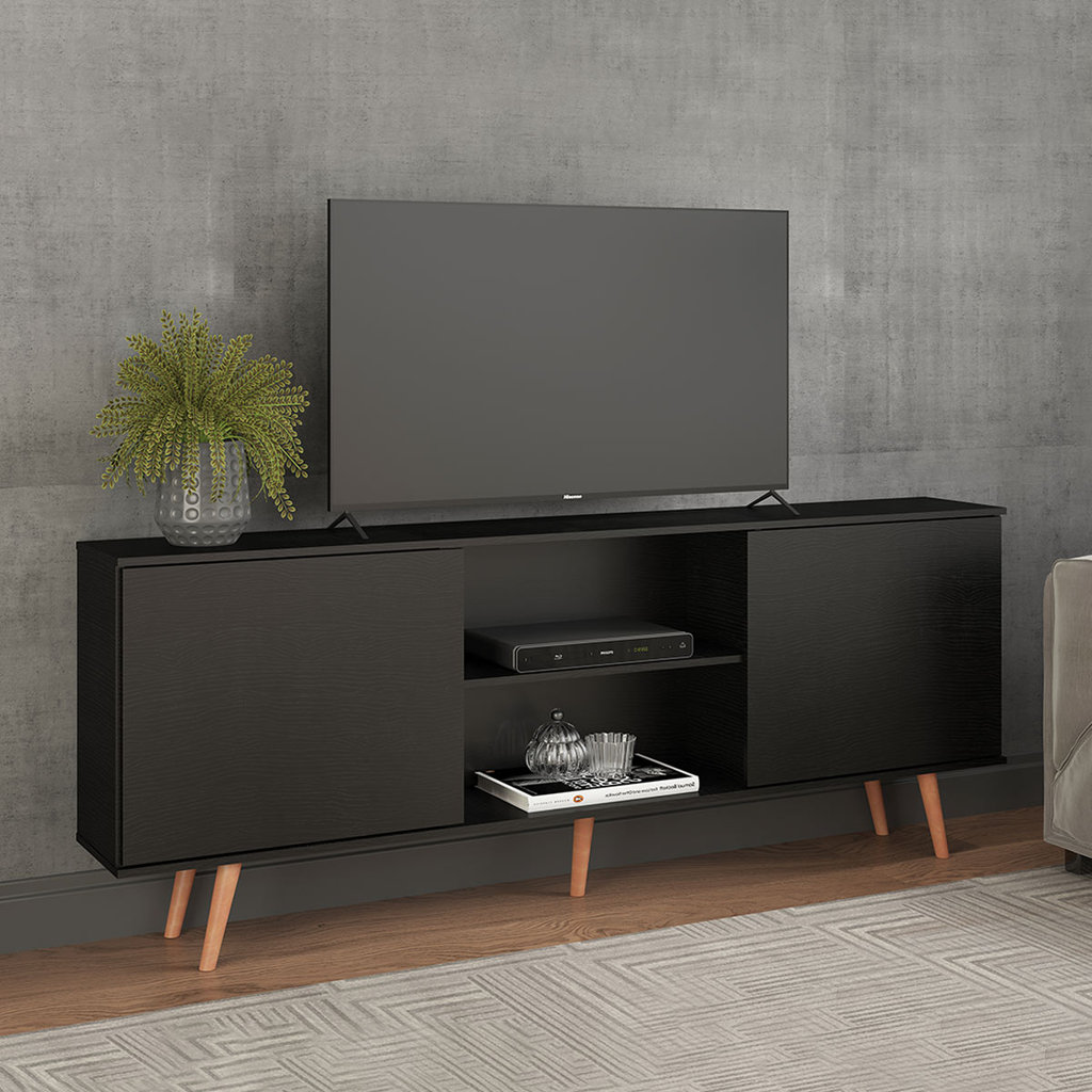 Rack para TV Pés em Madeira Alegra MDP 0635