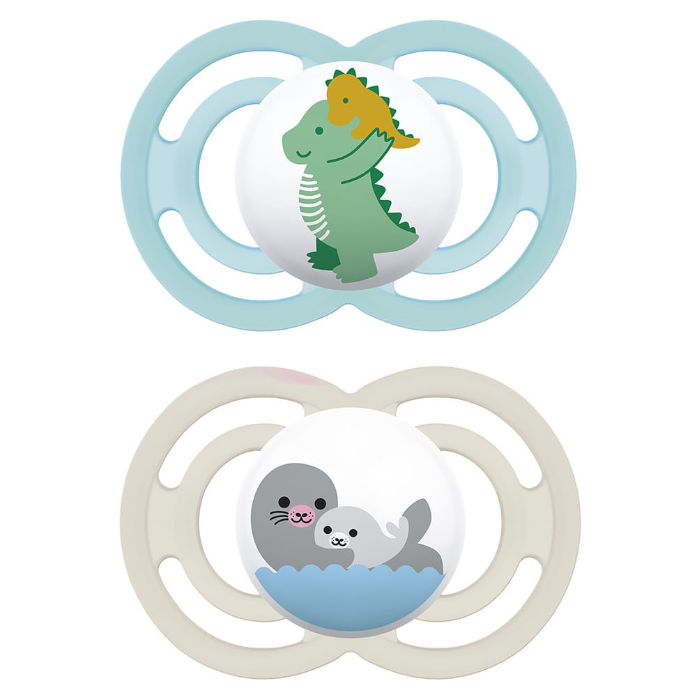 Chupeta Mam Perfect 16+ Meses Azul Desenhos Sortidos com 2 Unidades em Oferta na Shopee