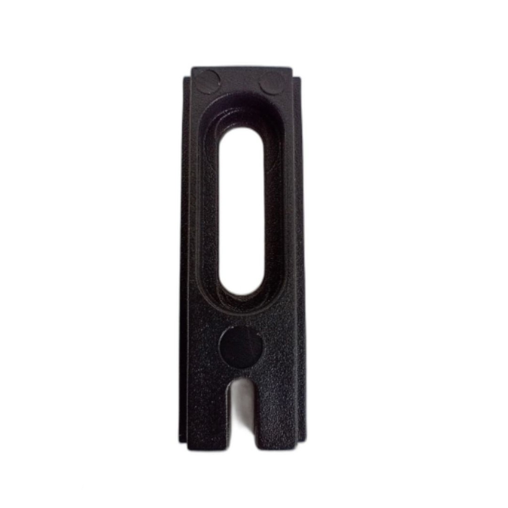 GUIA DESLIZANTE NYLON L-16 PRETO JANELA VITRO CORRER ALUMINIO KIT 10 UN