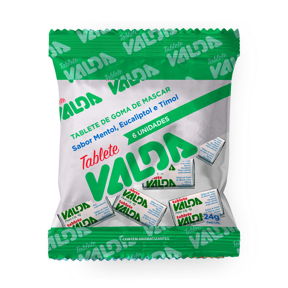 Tablete Valda Sachê com 6 Unidades em Oferta na Shopee