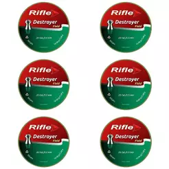 6x Chumbinho 5.5mm Carabina Rifle Destroyer 125un 16.66gr