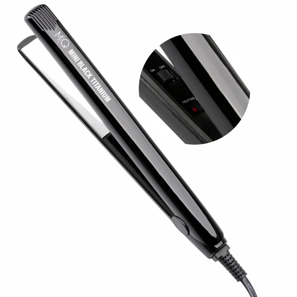 Prancha Mq Mini Black Titanium Preto Bivolt em Oferta na Shopee